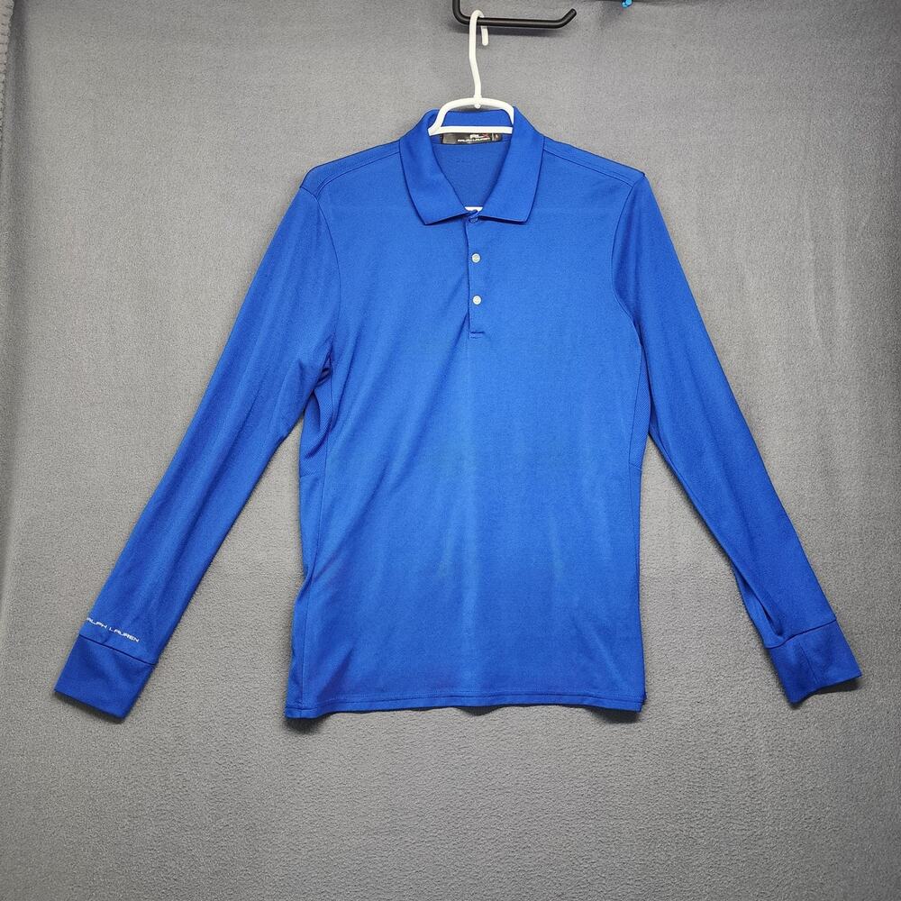 Ralph Lauren RLX Polo Shirt Womens Large Long Sleeve Performance Golf Athletic